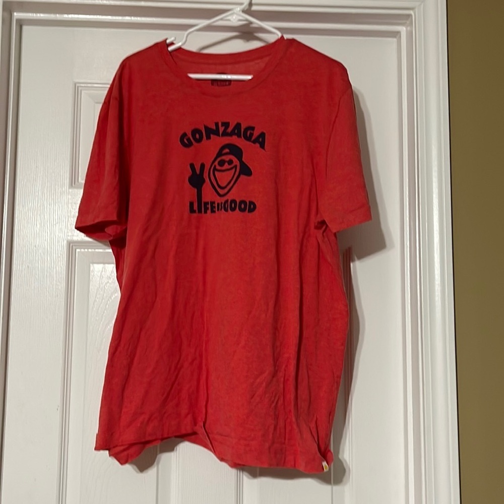 Life is Good Gonzaga tshirt XL
